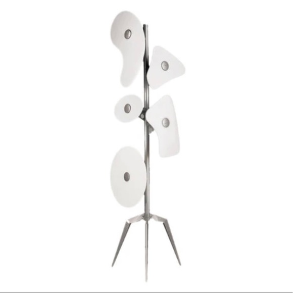 NIB FOSCARINI Orbital Floor Lamp in White | Design by Ferruccio Laviani - Picture 2 of 7